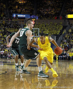 Michigan vs Michigan State basketball game 2013 photography